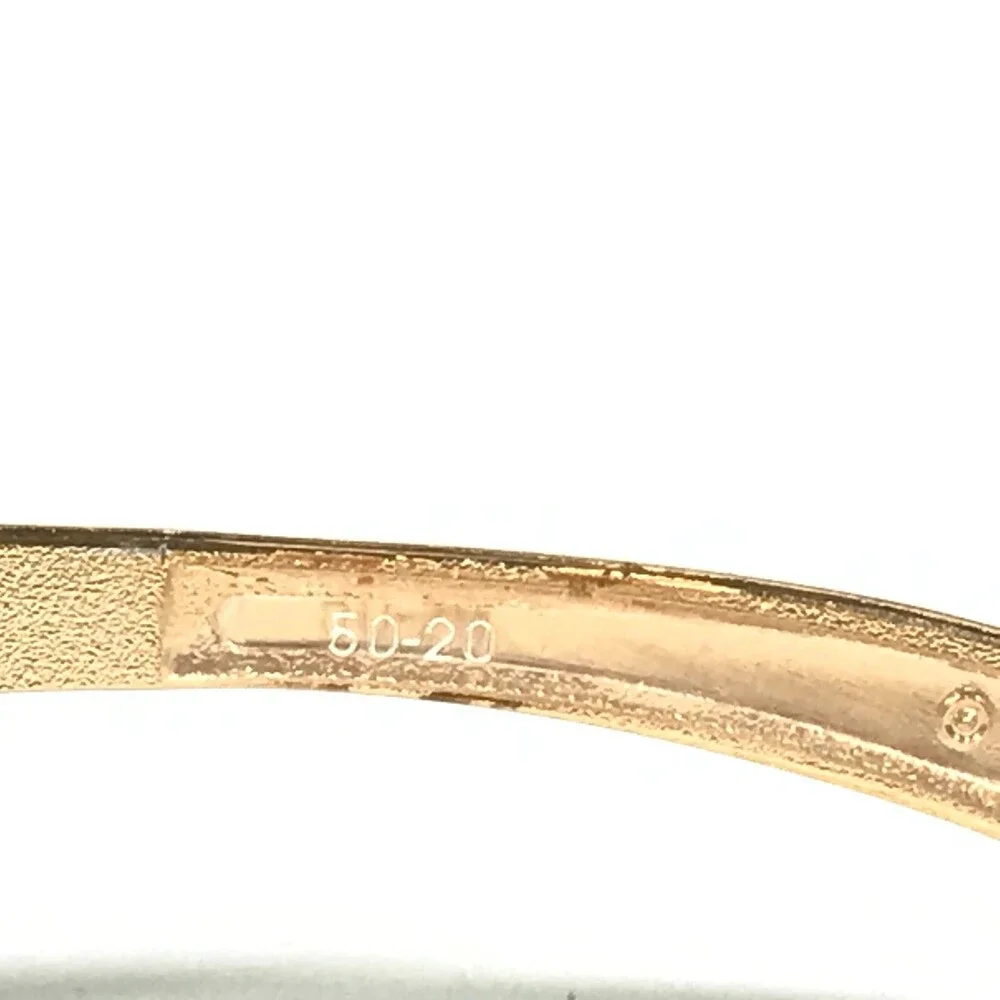 Vintage Brendel Joana Eyeglasses Frames Clear Gold Round Full Rim 50-20-130